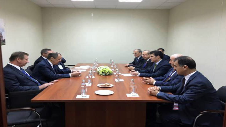 Kombûn a di navber a Nêçîrvan Barzanî û Lavrov destpêkir
